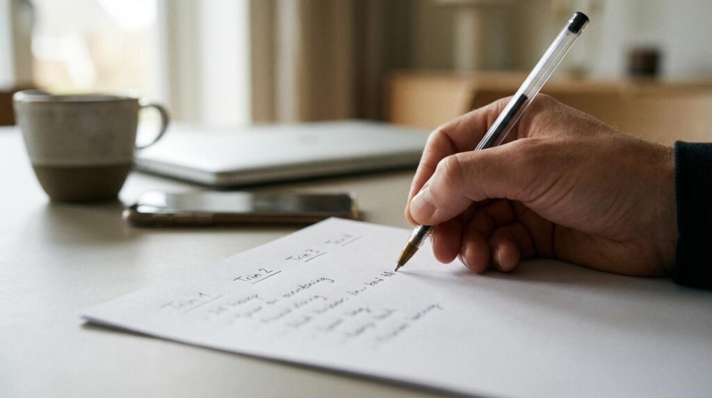 få mentalt overblik